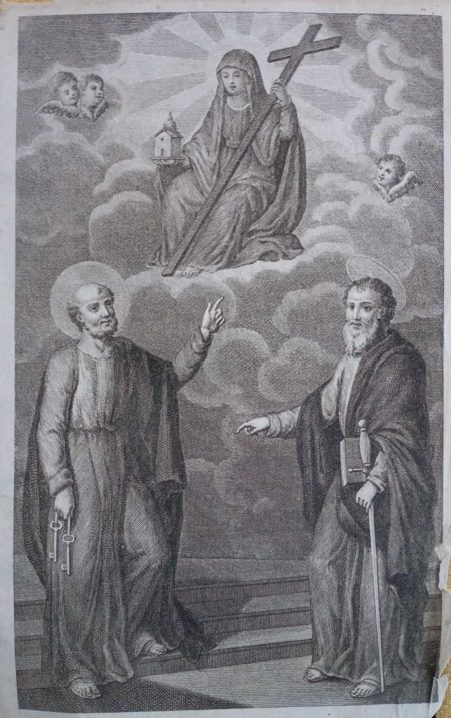 Madonna in cielo tra i Santi Pietro e Paolo