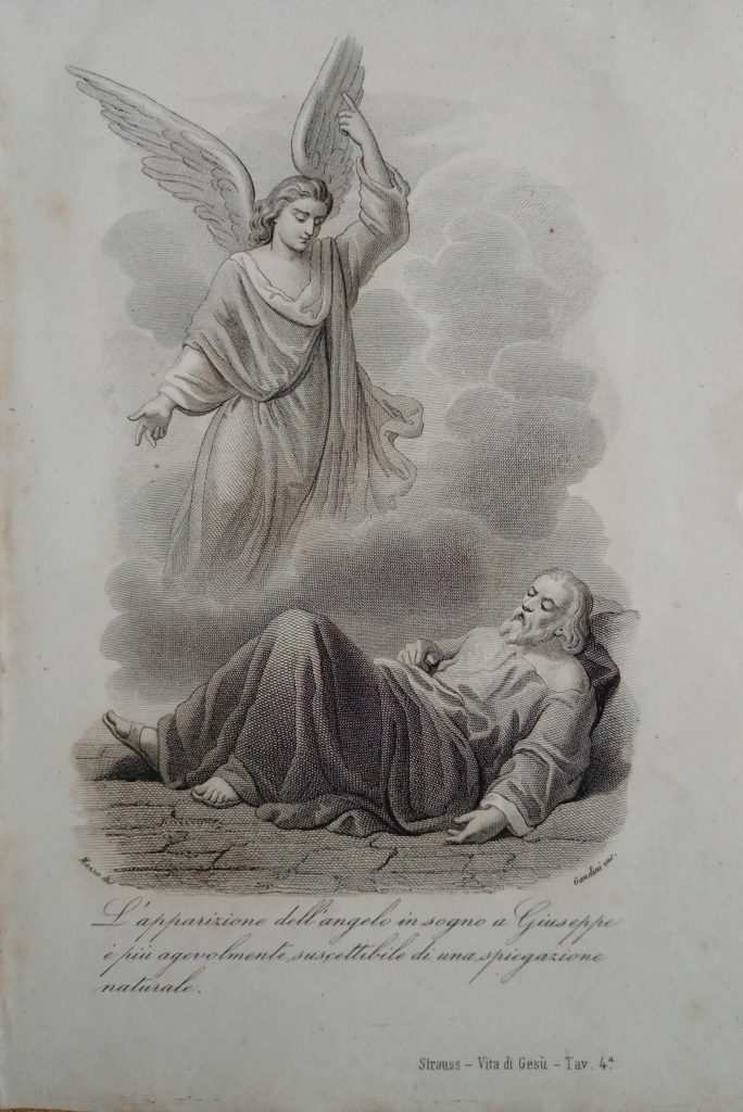 Apparizione dell’angelo in sogno a Giuseppe